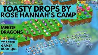 Merge Dragons Visiting Friends Camps • Toasty Drops By Rose Hannah's Camp Hafa For Tea! 