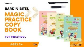 Bark n Bites | magic practice copybook | FOR KIDS | unboxer