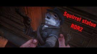 acquiring the Squirrel Statue in RDR2