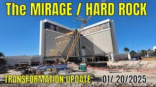Mirage to Hard Rock Hotel Las Vegas Transformation Update 01 20 2025