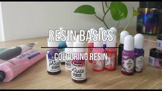 Resin Basics - How To Colour Resin | Seriously Creative Resin Tutorial