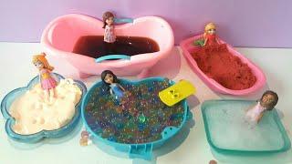 Polly Pocket Kum Orbez Slime Çay Köpük Havuzu Oyunu