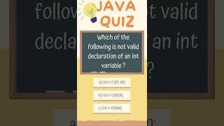 #javaquiz #java  #javamcq #javafaq  #javainterviewquestions #javaforbeginners #javatricks #javabyte