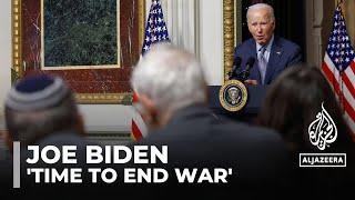 Time to end war and bring captives home: Joe Biden