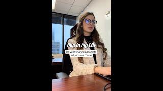 Day in My Life as a 1st Year Finance Associate at Bracewell’s Houston Office - Nour Haikal