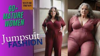 60 Years Old Mature Women | Beautiful Jumpsuit Fashion