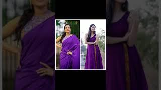 Rashmi Guatam VS Anasuya in same colour dress #short @KRK CREATIONS