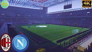 This PES 2021 Stadium Mod Is UNBELIEVABLE!  • AC Milan VS Napoli • 4K