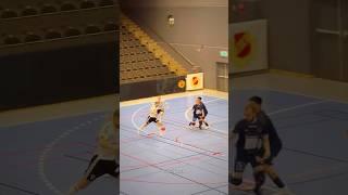 Saving goals & scoring futsal bangers like a legend! ‍️ #futsal #captain #save #attack #shorts
