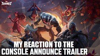 Comixfan reacts to the Marvel Rivals Console Announce Trailer!