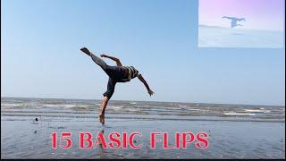 15 Basic Flips || mahesh Vishwakarma