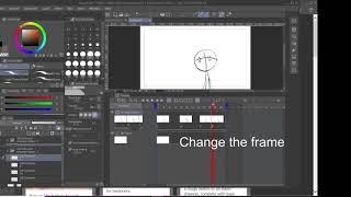 How to Copy and Edit an animation frame in Clip Studio Paint