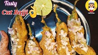 Tasty Bajji recipe/tasty cut Bajji recipe in telegu by kitchen Queen