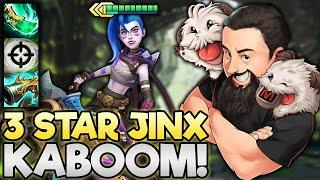 3 Star Jinx - I'm No Wimp! ALL IN!! | TFT Into the Arcane | Teamfight Tactics