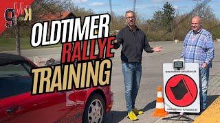 Oldtimer-Rallye-Training mit Patrick Weber - Richtig mit dem Oldtimer durch die Lichtschranke fahren