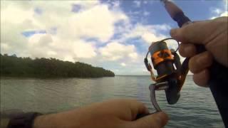 Fishing In Cuba Catching Barracuda with a Savage Gear Road Runner