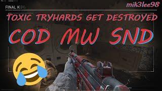 Destroying Toxic Tryhards first game on (14-4) | COD MW Search and Destroy