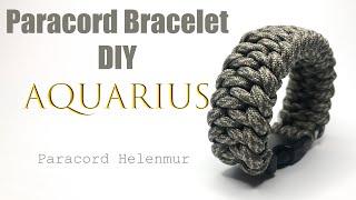 Paracord Bracelet "Aquarius"/Браслет из паракорда "Водолей" DIY