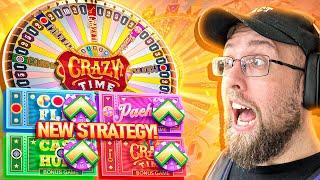 WE RAISE THE BET AFTER EVERY GAME SHOW ON CRAZY TIME! (NEW STRATEGY)