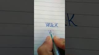 LOGO BY HULK#hulkbuster #hulk #popular #youtuber #art #video #shot #funny post #creative #hulk #art