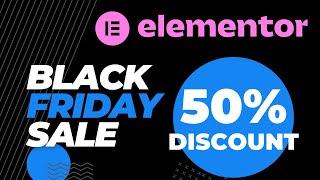 Elementor Pro Discount  Elementor Black Friday Sale 2023 