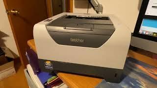 Brother HL5340D High Speed Laser Printer w/ Duplex & Toner ( Demo Video )