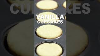 Easy Vanilla Cupcakes recipe #shorts