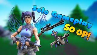 Solo Gameplay! | Mythic Charge Shotgun + Shockwave Launcher | Fortnite