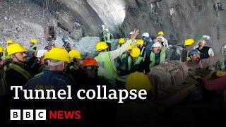 India tunnel collapse: Rescue efforts continue in Uttarakhand - BBC News