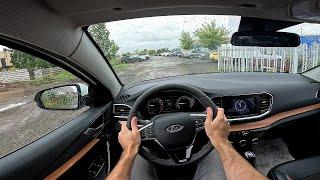 2023 LADA VESTA CROSS ENJOY 1.6L 106 POV TEST DRIVE