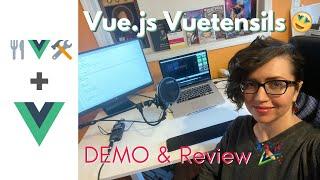 Vue.js Vuetensils UI Component Library | Demo and Review