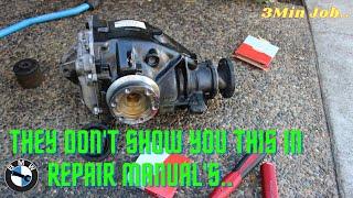 Replacing BMW Differential Output Shaft Seals (NO SPECIALTY TOOLS!) - TAKES 3 MINUTES