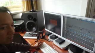 Tico Pierhagen recording with Efraim Trujillo