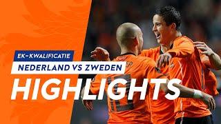 Highlights Nederland - Zweden (12/10/2010) De avond van Afellay 