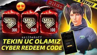 CYBER WEEK REDEM CODE | ASILBEK OFF | PUBG MOBILE UZ