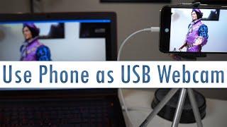 Use Your Phone as USB Webcam For Streaming (OBS) or Online Chat!