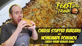 Homemade Domino’s Cheesy Bread Bun Burgers?!  | Feast with FranK Backlogged Bites Series (Ep.25)
