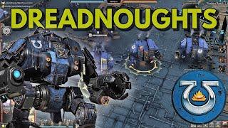 "40K DREADNOUGHT: EVEN IN DEATH I STILL SERVE! - WARHAMMER 40K SAVAGE BATTLE | ULTRAMARINES VS ORKS"