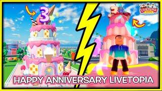 Livetopia: 3rd Anniversary CelebrationNew Decorations, Free House, and More!Update 155