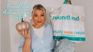 POUNDLAND AUTUMN DECOR AND HALLOWEEN HAUL 2021 | ellie polly