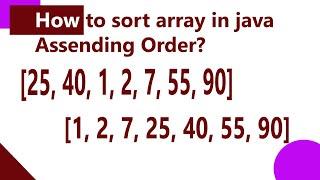 How to Sort Array without predefined functions in java