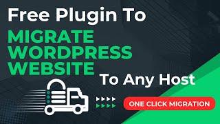 Free Plugin To Migrate WordPress Website To Any Host | Migrate Guru Tutorial