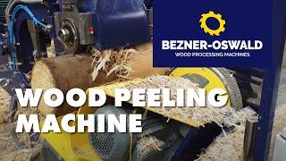 Wood peeling machine FML | Bezner-Oswald