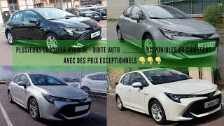 CARENTS vous propose en vente ces magnifiques COROLLA HYBRIDE - BOITE AUTO .........