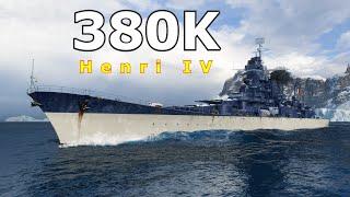 World of WarShips Henri IV - 4 Kills 380K Damage