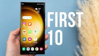 Galaxy S23 Ultra - First 10 Things To Do! (Tips & Tricks)