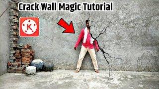 Wall crack magic tutorial | Kinemaster | Sachin Pandit