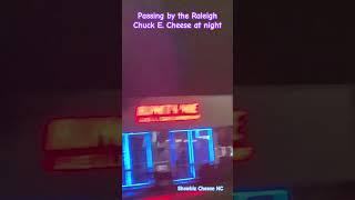 Passing by the Raleigh Chuck E. Cheese at night (January 12, 2024)