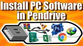 How to Install PC Software on a USB Pendrive | Portable Apps