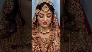 Barat makeup #makeup #bride #mygalaxy #foryou #trending #music #youtubeshorts #saloon